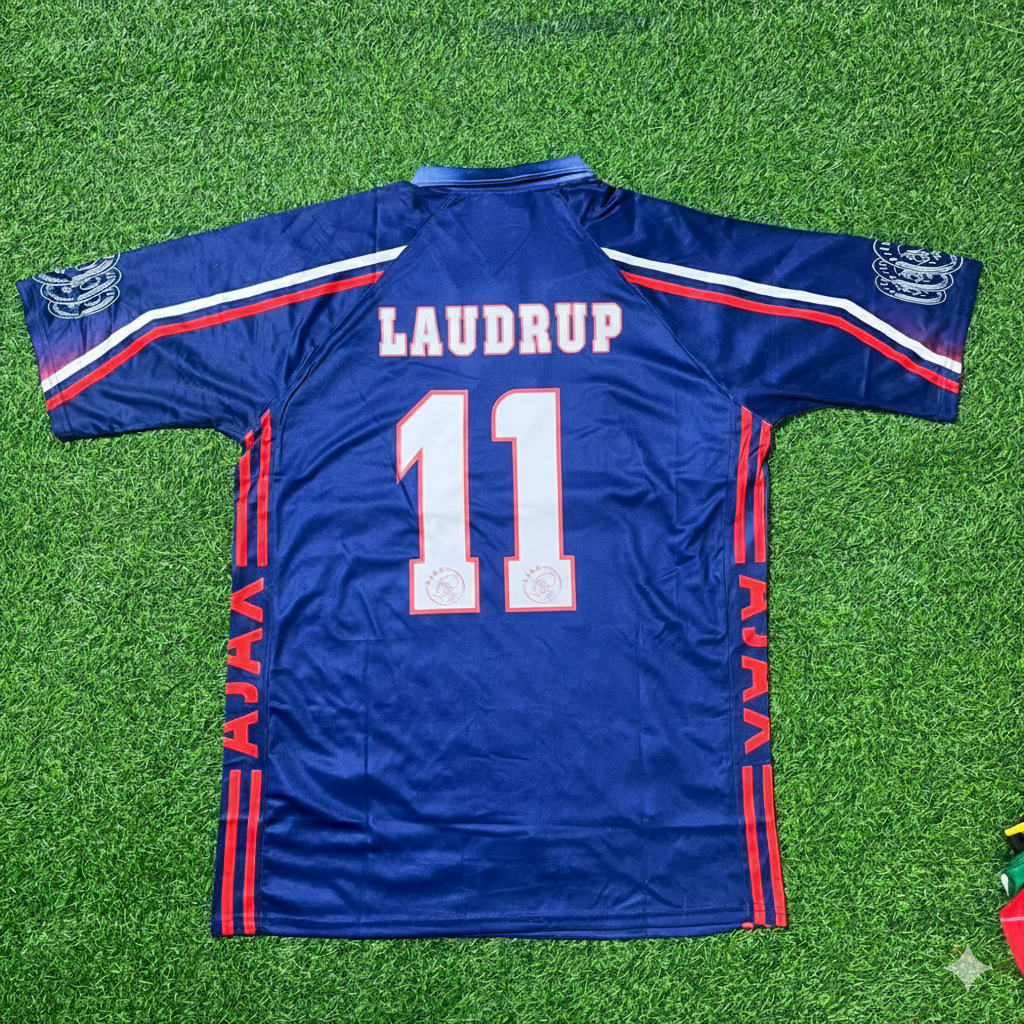 Michael Laudrup Ajax 1997–1998 Retro-Fußballtrikot-Set