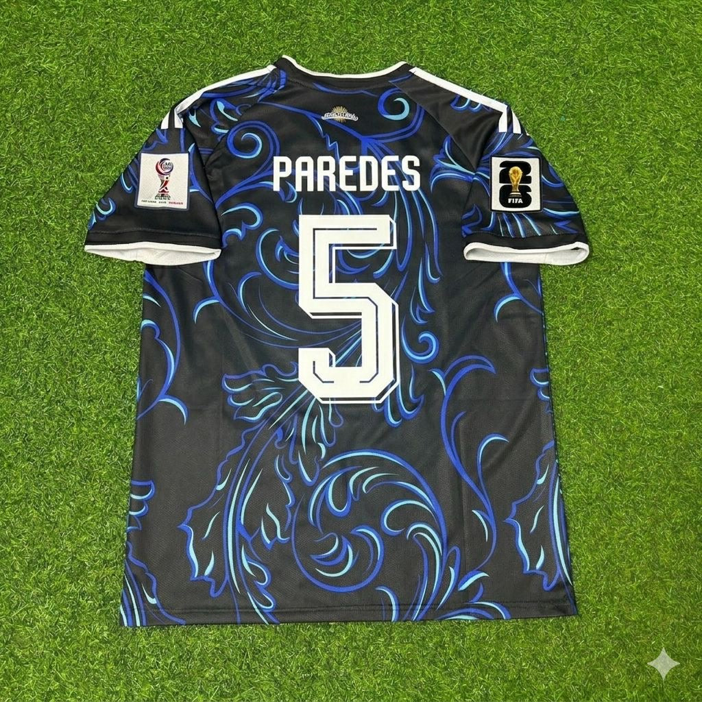 Leandro Paredes #5 Argentina 2026 World Cup New Season Football Jersey Kit