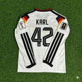 Lenart Karl #42 Germany 2026 World Cup  Long Sleeve Home Football Jersey Kit