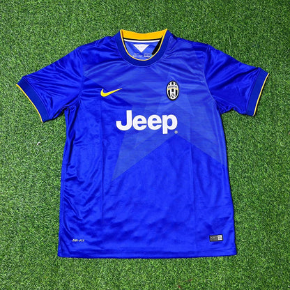 Maillot de football rétro bleu Juventus 2014/15 de Leonardo Bonucci