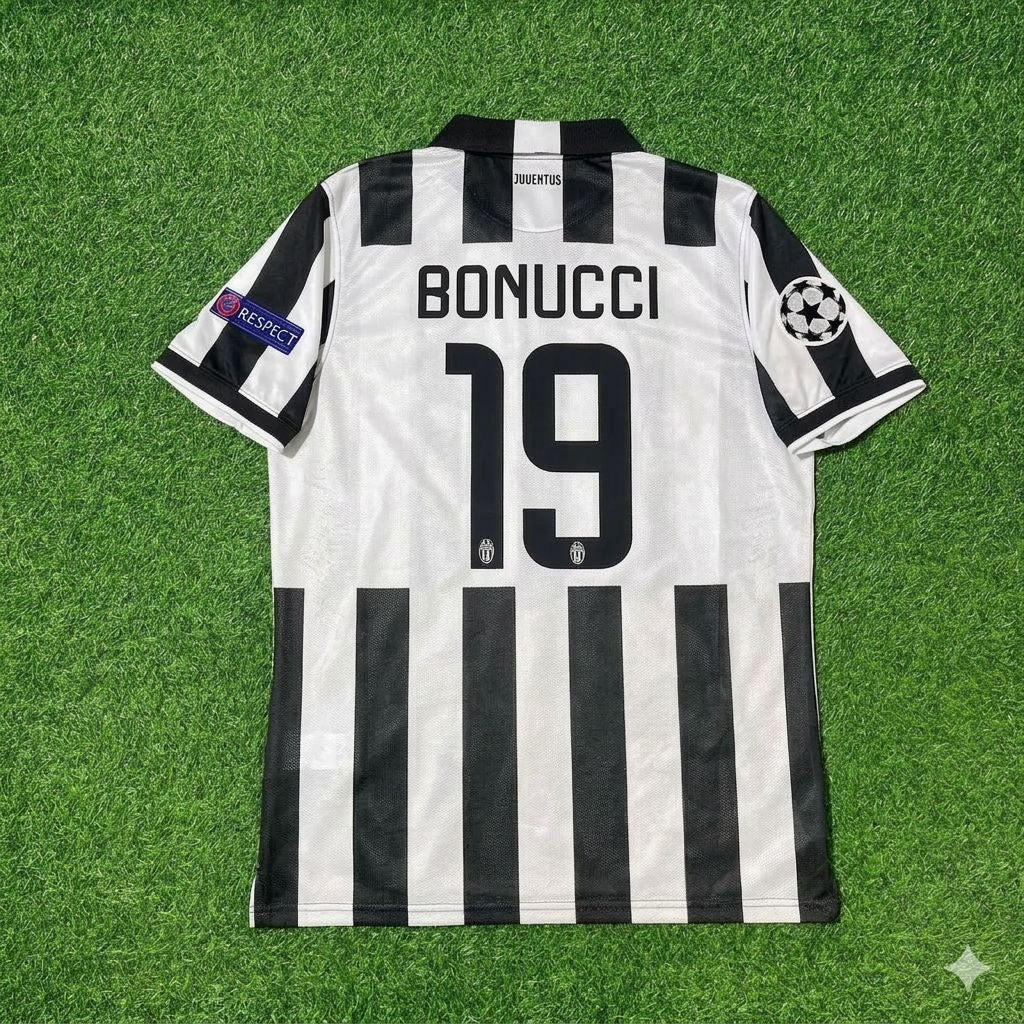 Leonardo Bonucci 19-Juventus 2014 2015 Retro Trikot