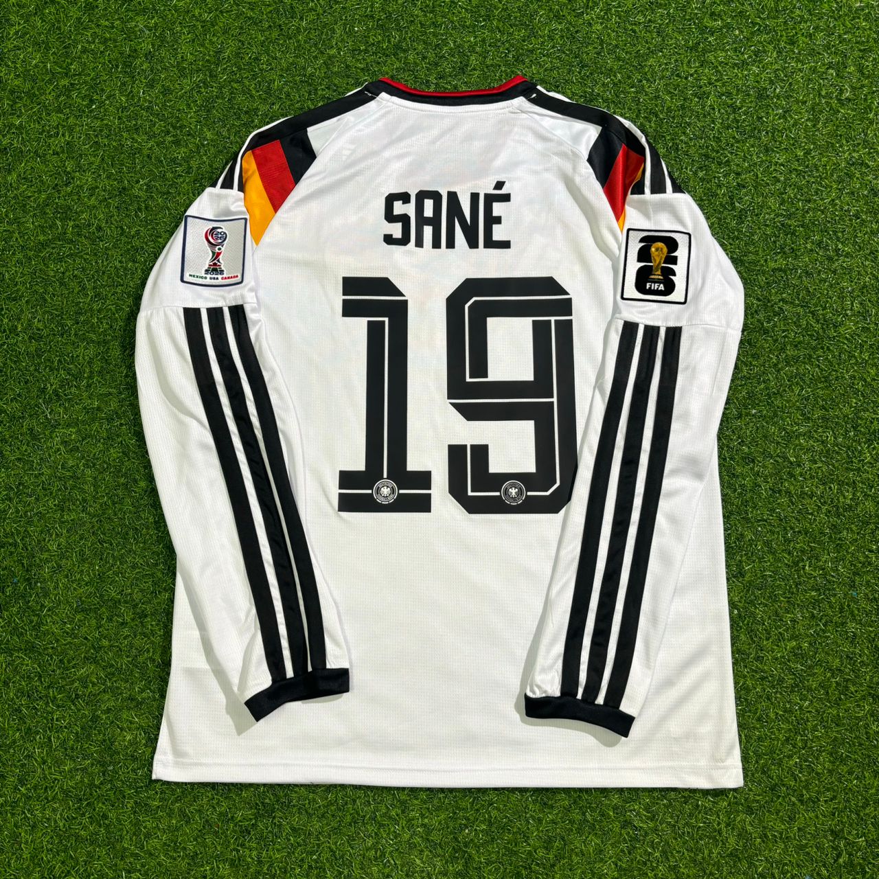 Leroy Sané #19 Germany 2026 World Cup Long Sleeve Home Football Jersey Kit