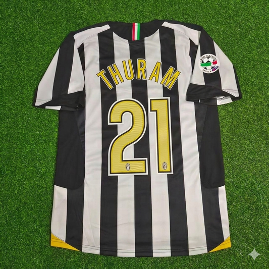 Lilian Thuram Juventus 2005–2006 Retro-Trikot | Fußballtrikot | Trikot | Fußballshirt