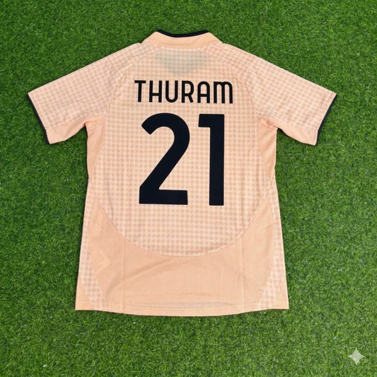 Lilian Thuram 21 Juventus 2003/2004 Auswärts Retro Fußballtrikot