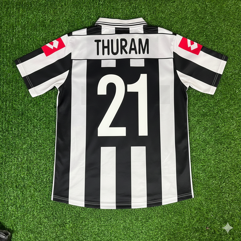 Lilian Thuram Juventus Retro-Trikot der Saison 2001/2002