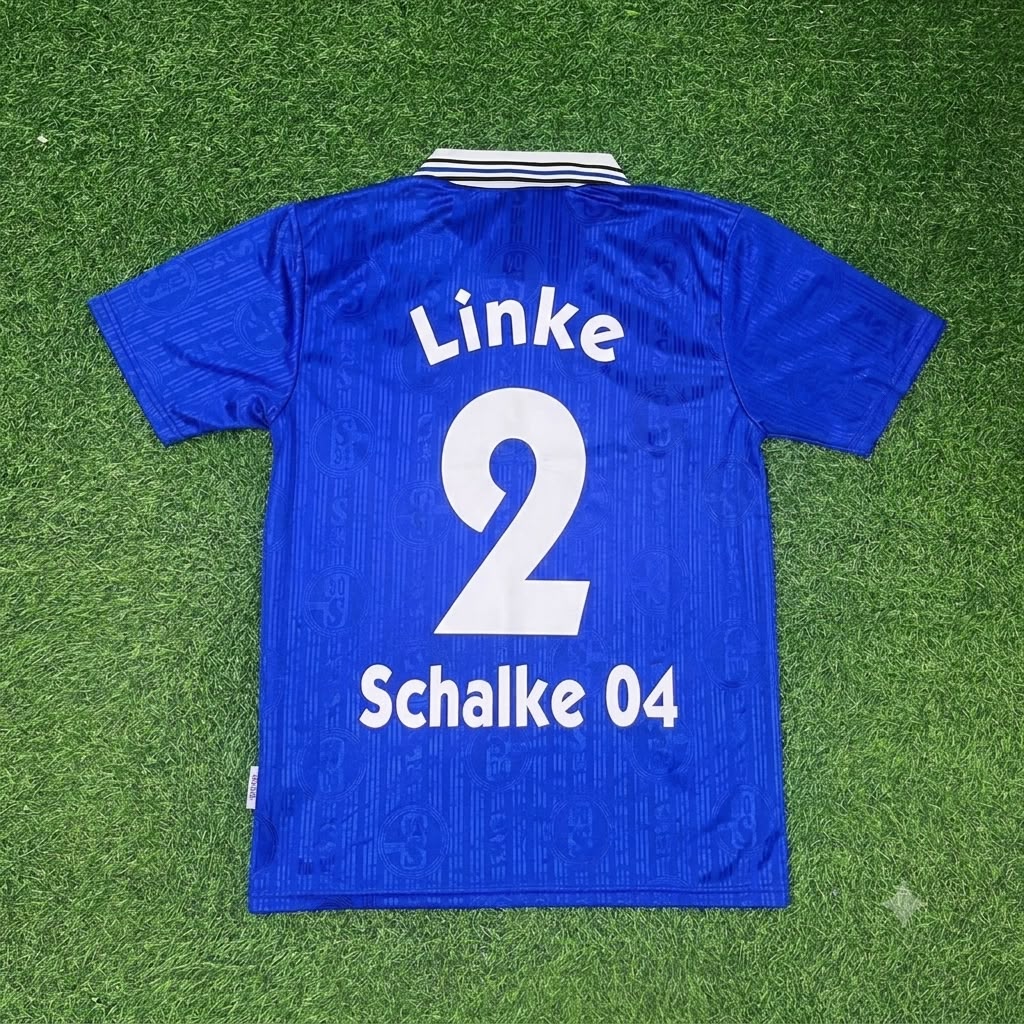 Thomas Linke Schalke 04 Heim Retro Fußballtrikot