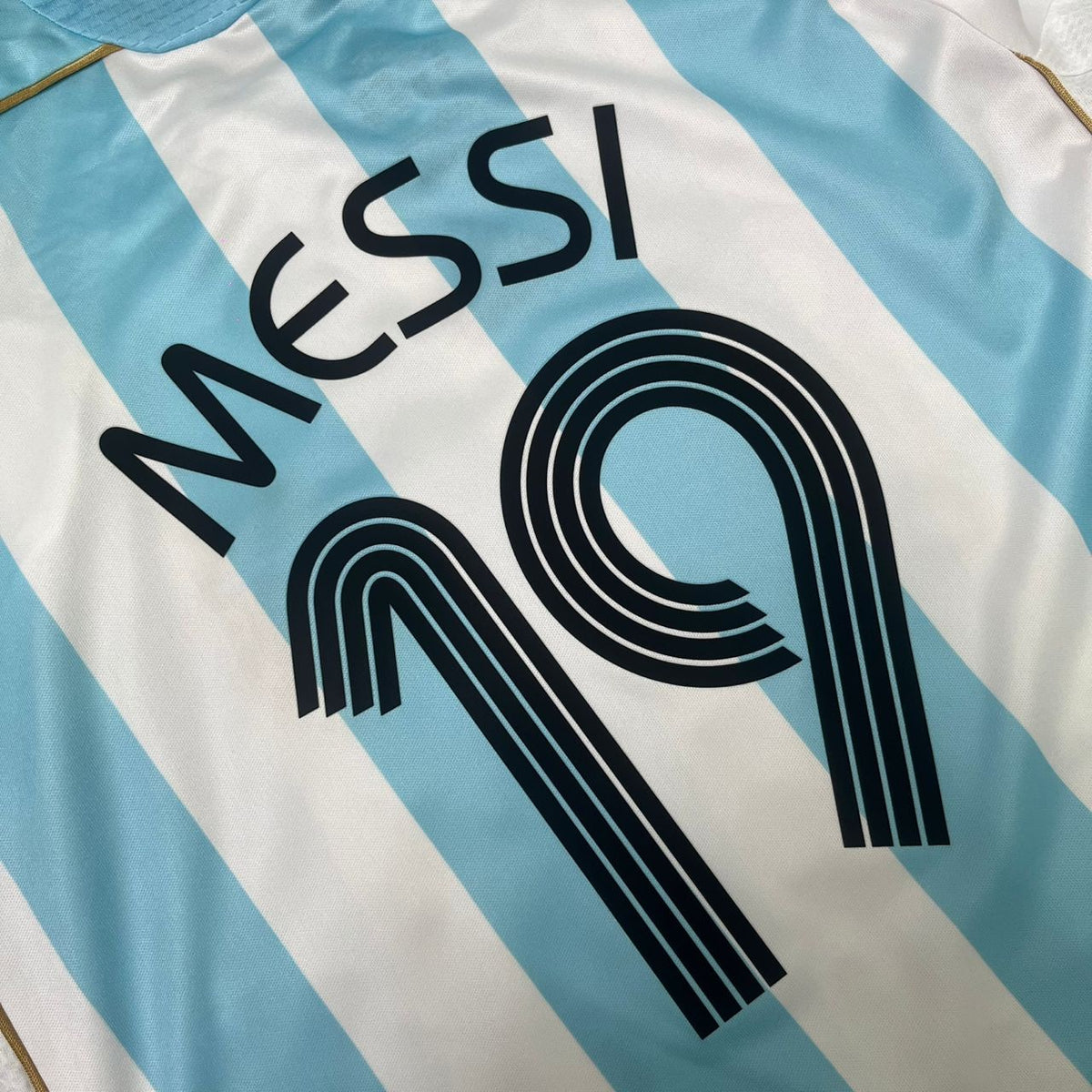 Lionel Messi Argentina 2006 World Cup Kids Retro Football Jersey
