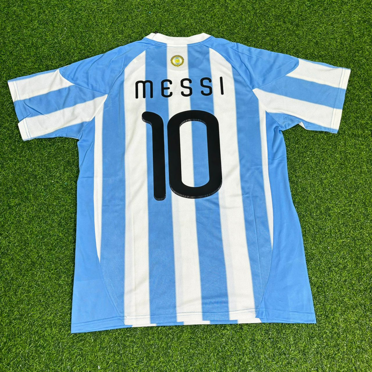 Lionel Messi 10- 2010 World Cup Argentina Retro Jersey