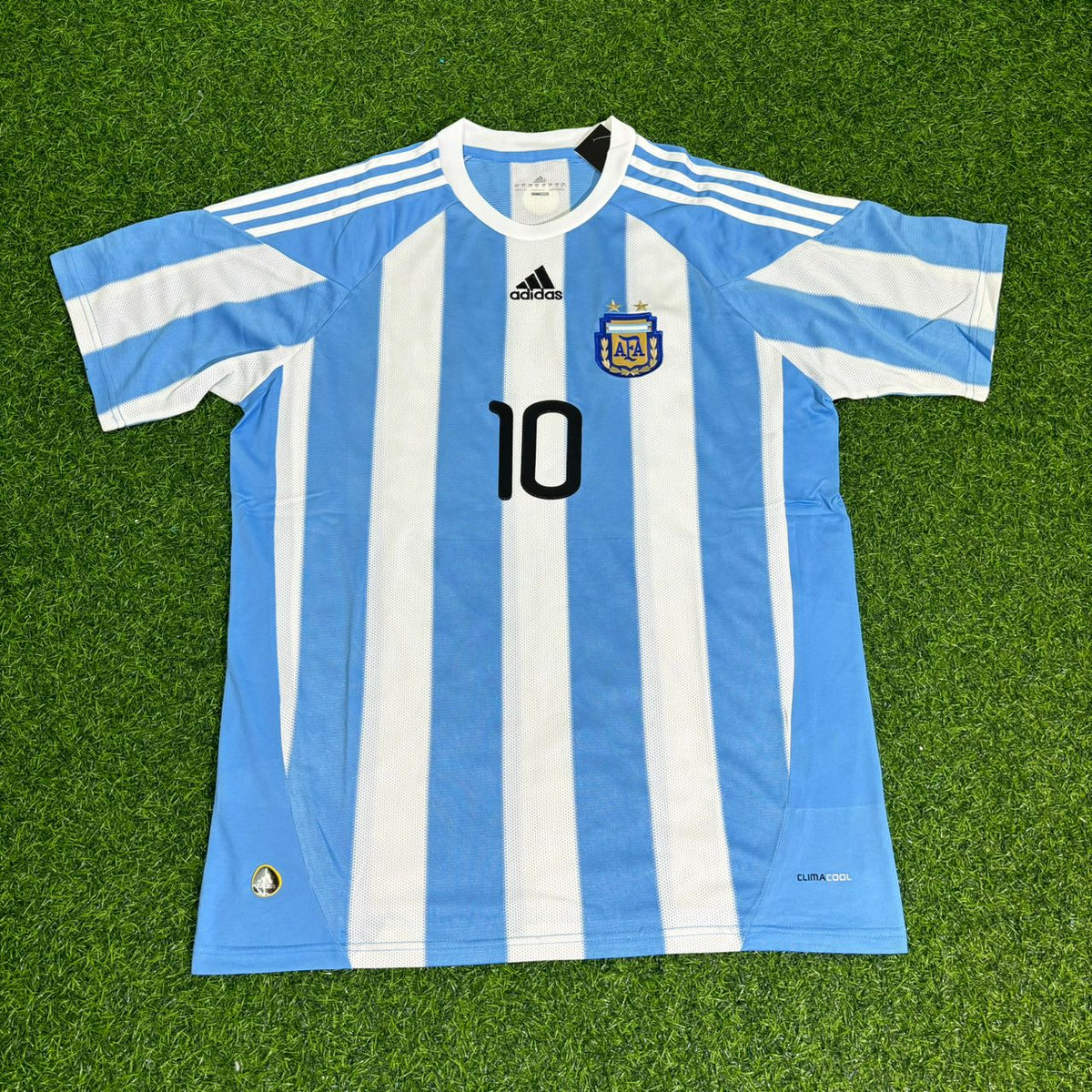 Lionel Messi 10- 2010 World Cup Argentina Retro Jersey