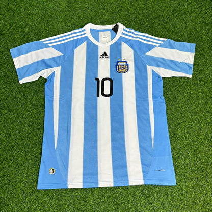Lionel Messi 10 – WM 2010 Argentinien Retro Trikot