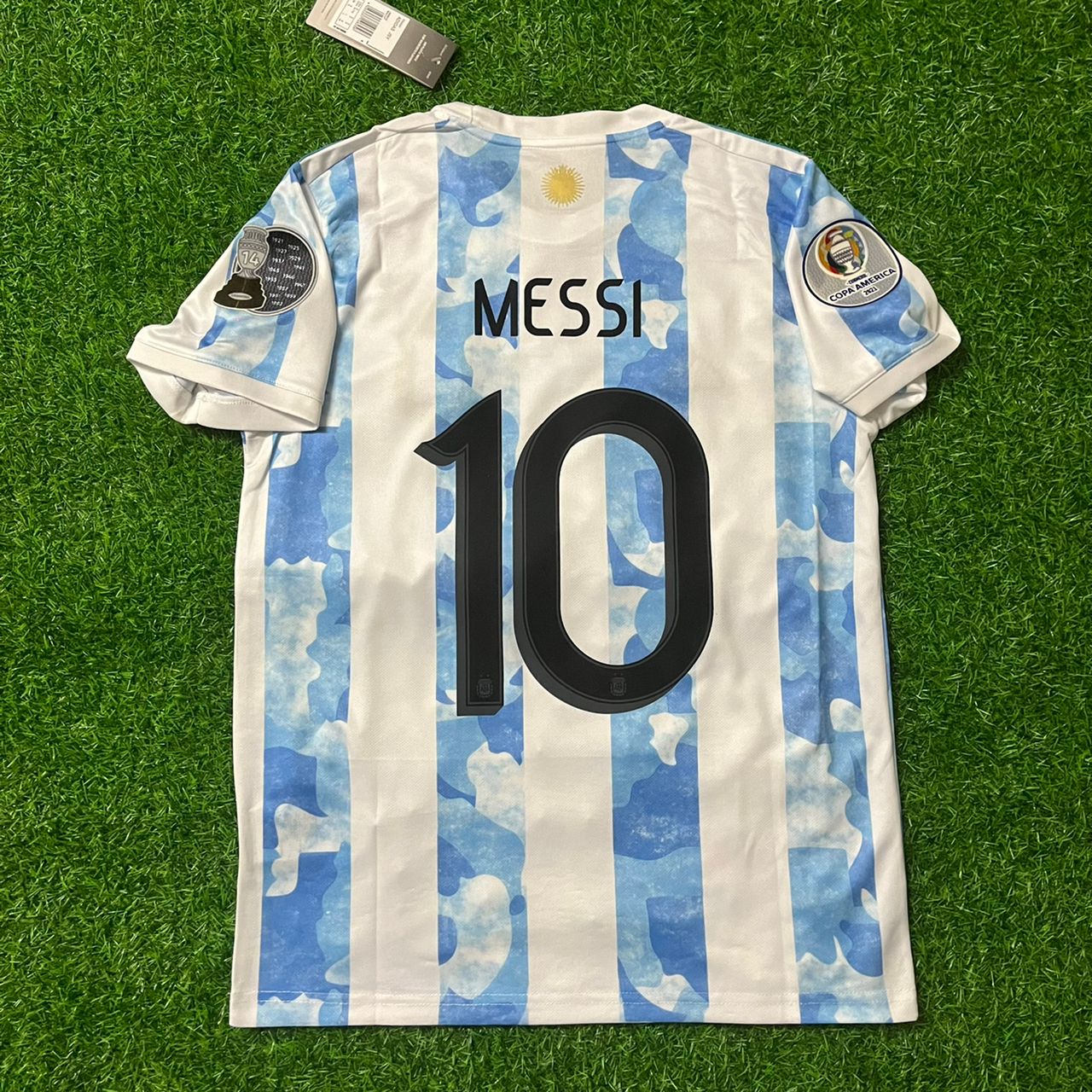 Lionel Messi Argentinien Copa America 2021 Heimtrikot Trikot Maglia Fußballtrikot