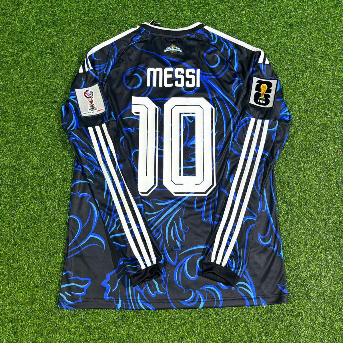 Lionel Messi Argentina 2026 World Cup Long Sleeve Football Jersey