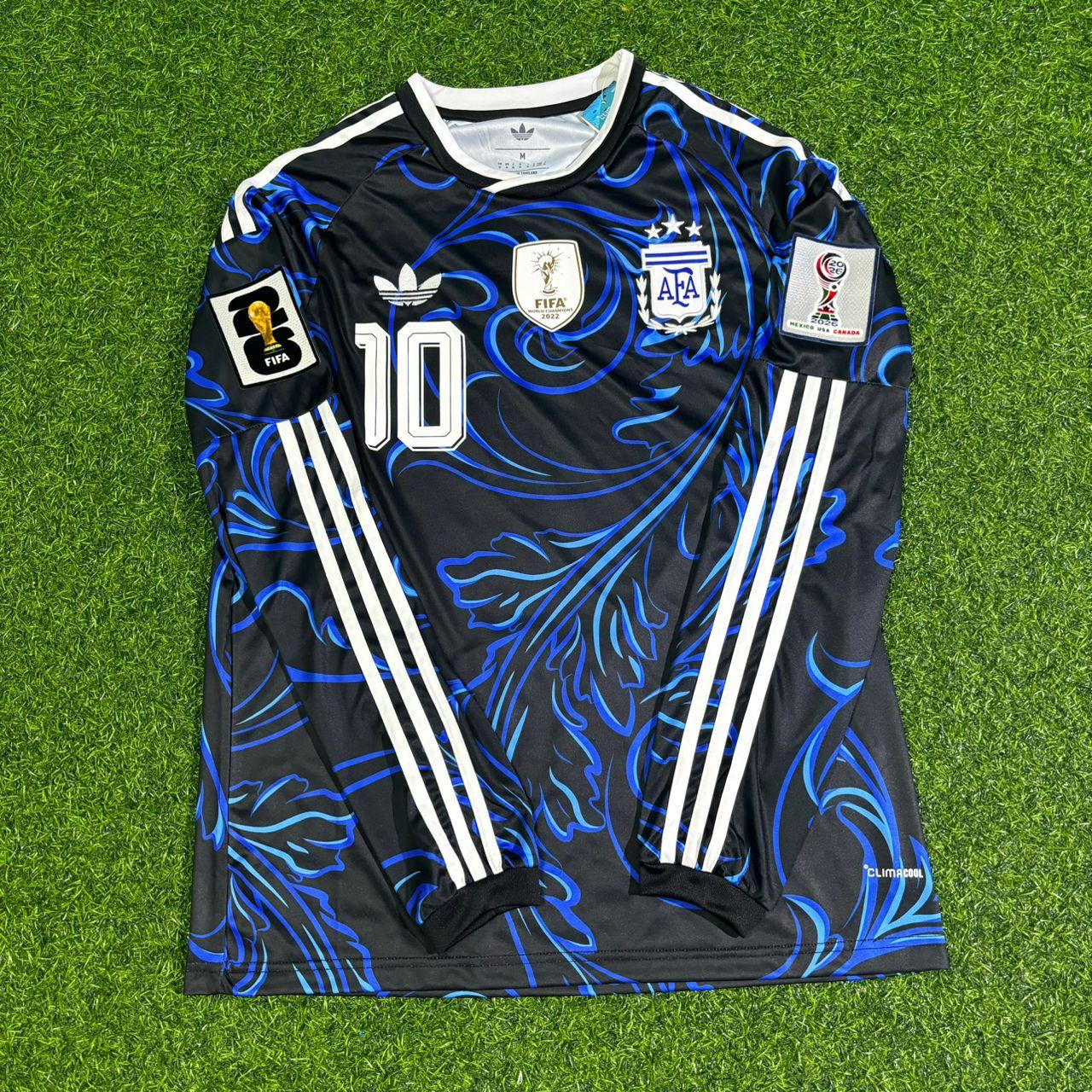 Lionel Messi Argentina 2026 World Cup Long Sleeve Football Jersey