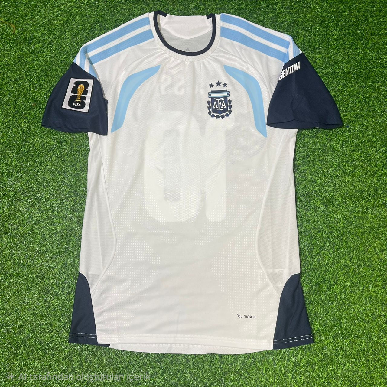 Nico Paz Argentina 2026 World Cup White Player Version New Season Football Jersey Kit
