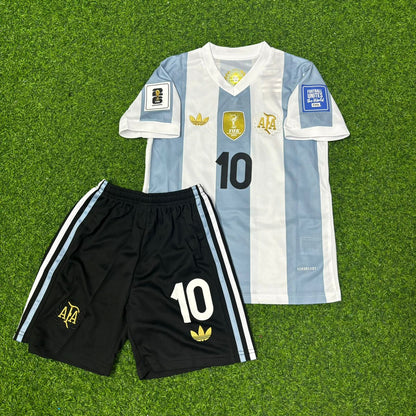 Argentina 2026 Special World Cup Children Set Football Jersey – Lionel Messi