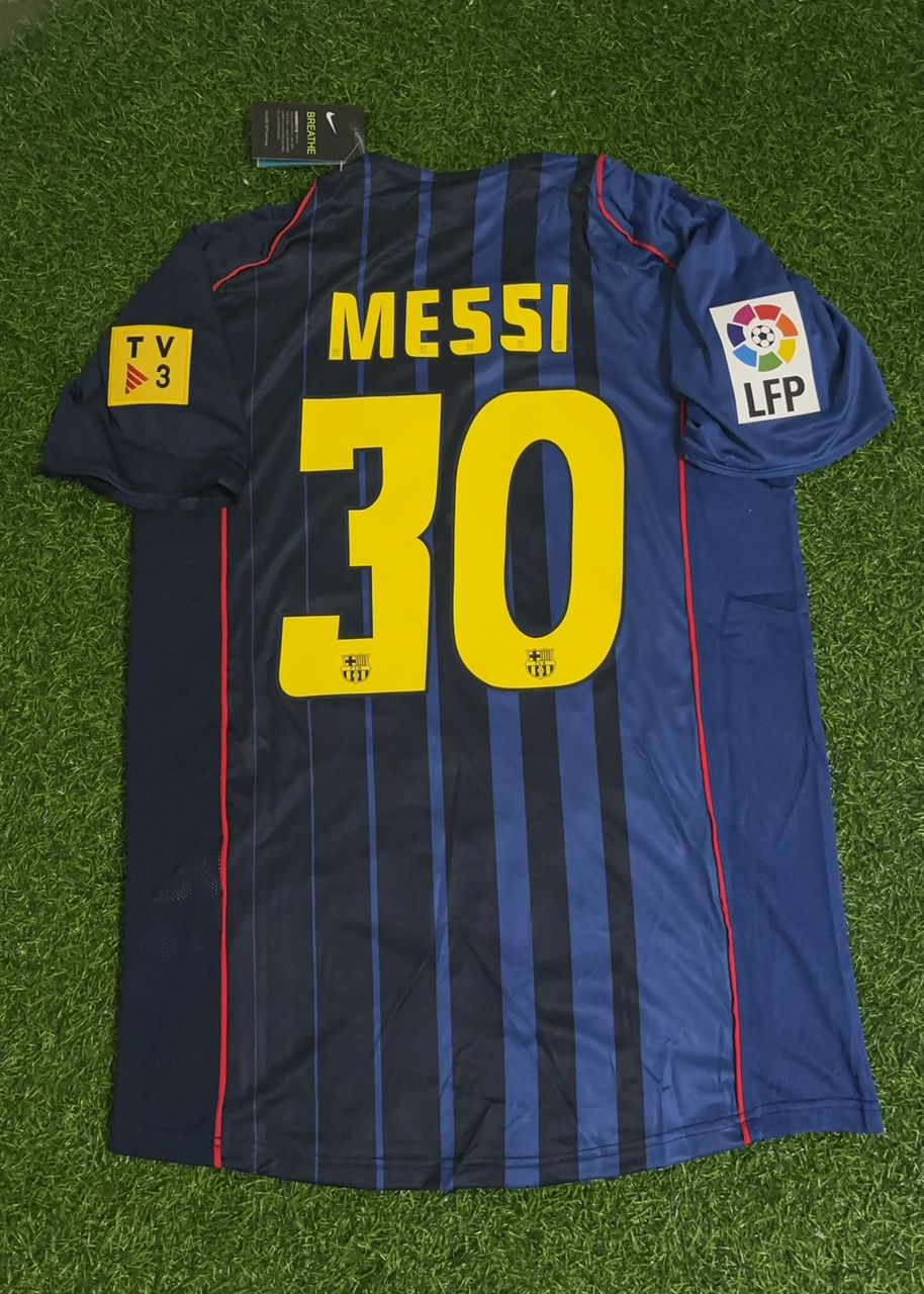Lionel Messi Barcelona 2004-05 Debüt Retro Fußballtrikot