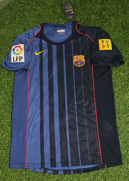 Lionel Messi Barcelona 2004-05 Debüt Retro Fußballtrikot