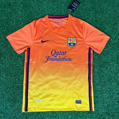 Xavi 6 – Barcelona 2012–2013 Orange Retro Kit Jersey – | Trikot | Maillot Soccer Shirt