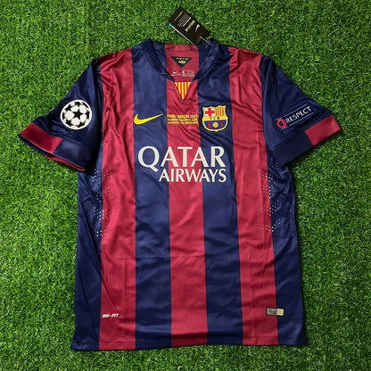 Xavi Hernandez Barcelona 2015 Finale Berlin Champions League Trikot Fußballtrikot