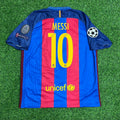 Maillot Rétro de Football Domicile Lionel Messi Barcelone 2016–2017