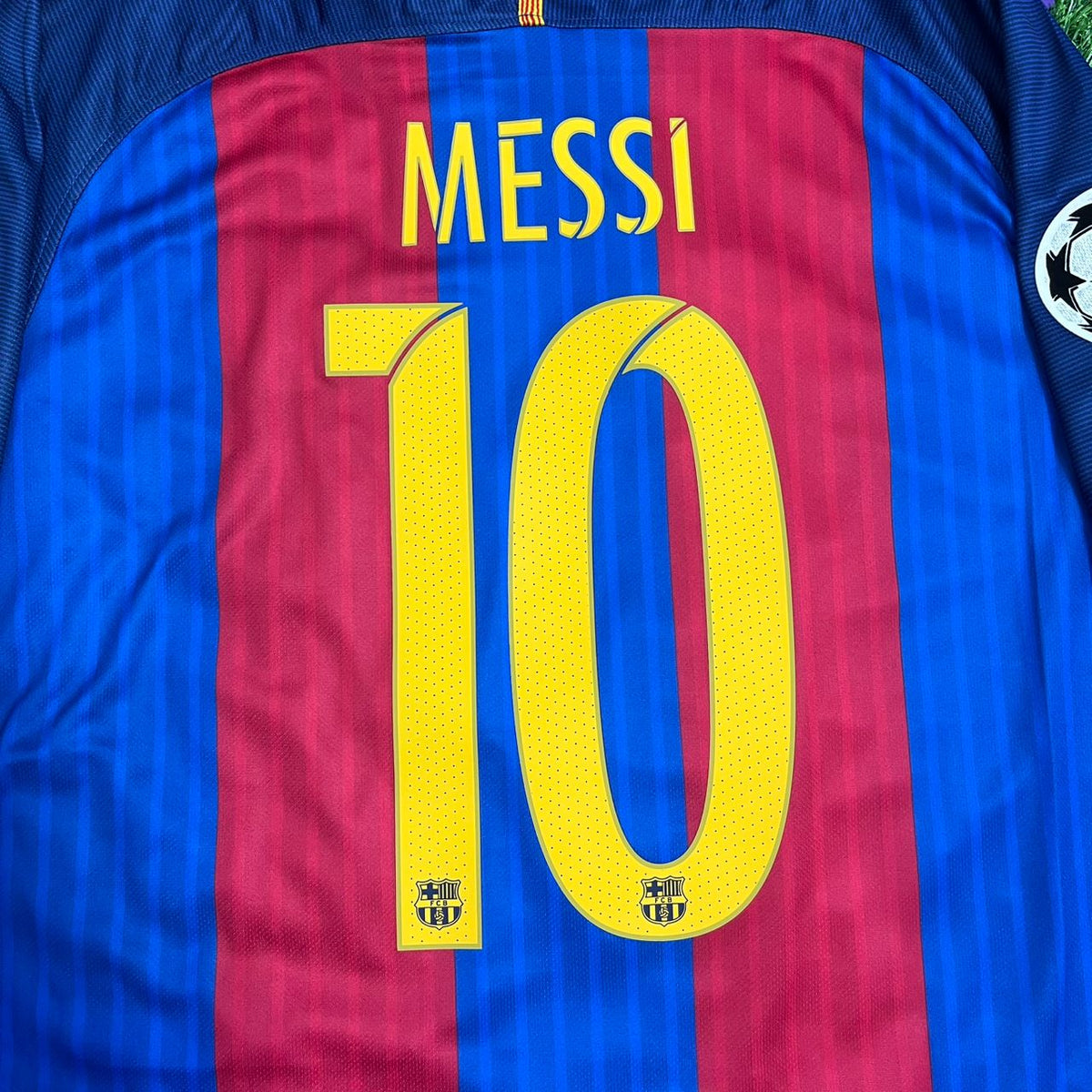 Lionel Messi Barcelona 2016–2017 Home Retro Football Jersey Kit