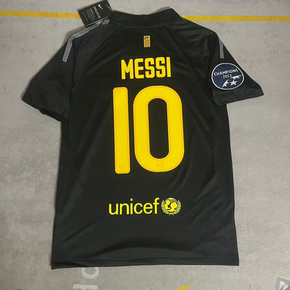 Lionel Messi Schwarzes Barcelona 2011/12 Retro Trikot Shirt Jersey Maglia