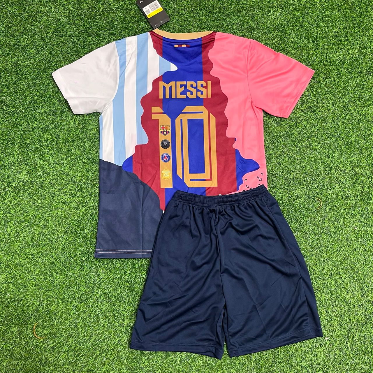 Lionel Messi GOAT Combo 2025 Alle Teams Special Kinder Trikot Maillot Fußballtrikot