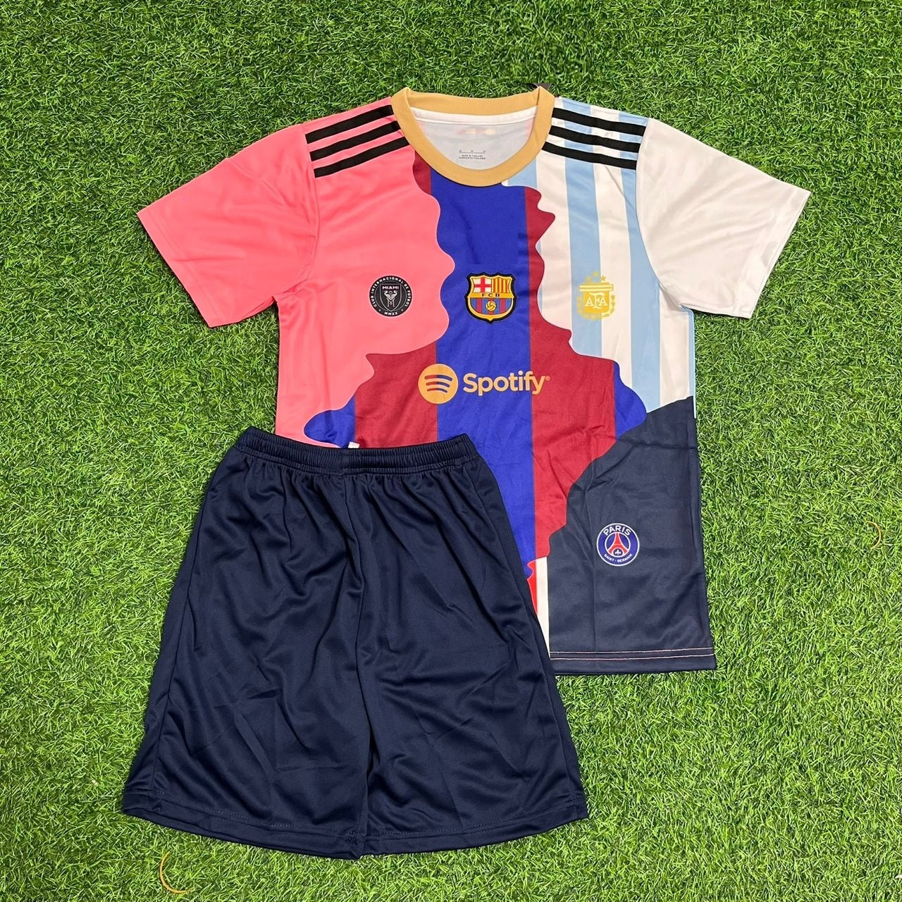 Lionel Messi GOAT Combo 2025 Alle Teams Special Kinder Trikot Maillot Fußballtrikot