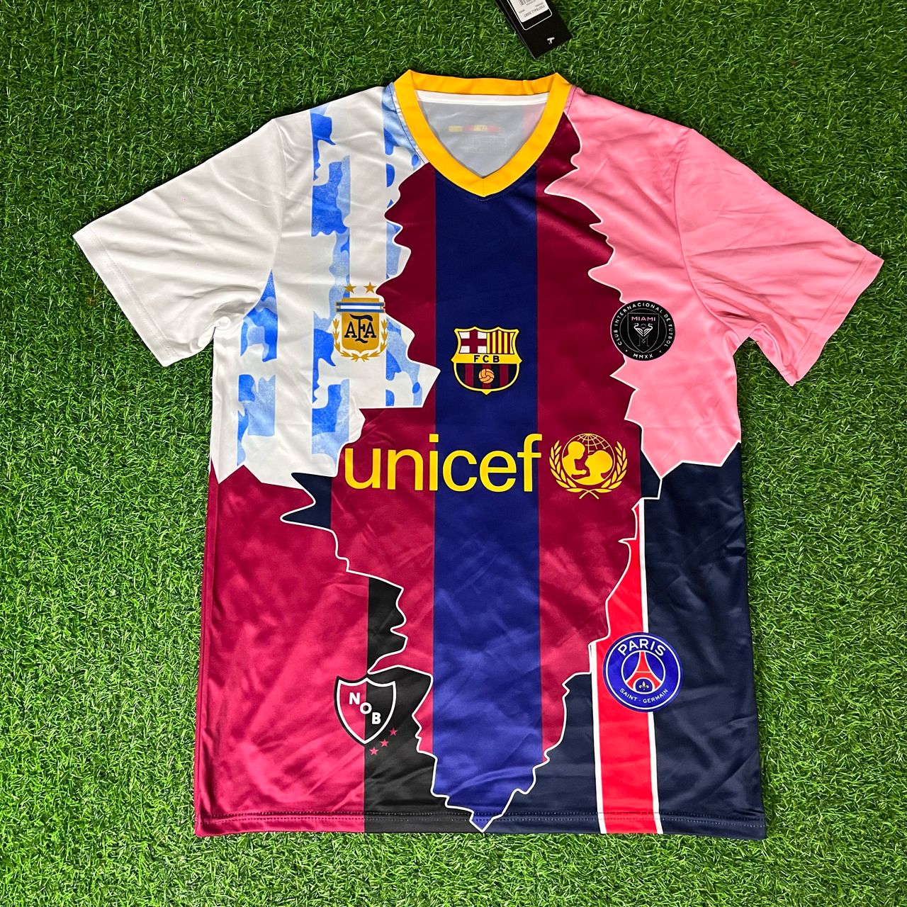 Lionel Messi GOAT Combo All Teams Special Jersey Trikot Maillot Soccer Shirt