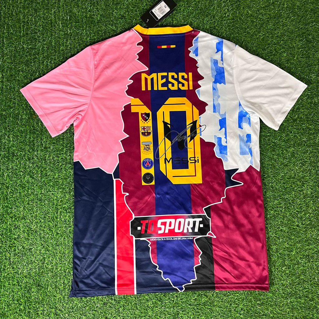 Lionel Messi GOAT Combo All Teams Special Jersey Trikot Maillot Soccer Shirt