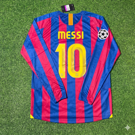 Maillot de football rétro Lionel Messi Barcelone