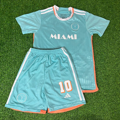 Lionel Messi Blaues Kinder-Kit Kindertrikot Maillot Enfant Kindertrui