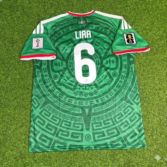 Érik Lira Mexiko WM 2026 Heim Trikot Grün