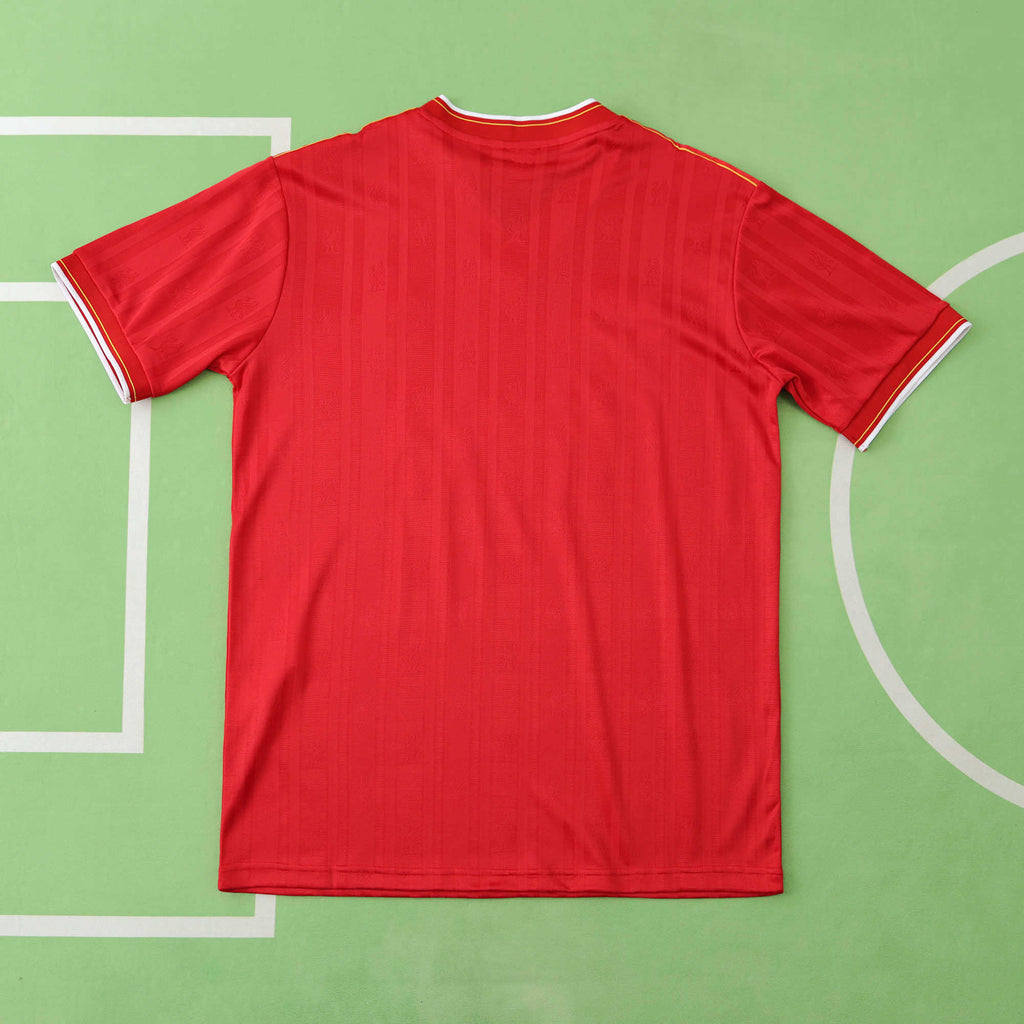 Liverpool 1985-1986 Season Home Red Retro Football Jersey Trikot Maillot