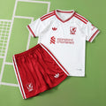 Liverpool 2026-2027 Season Kids Away White Football Jersey Trikot Maillot