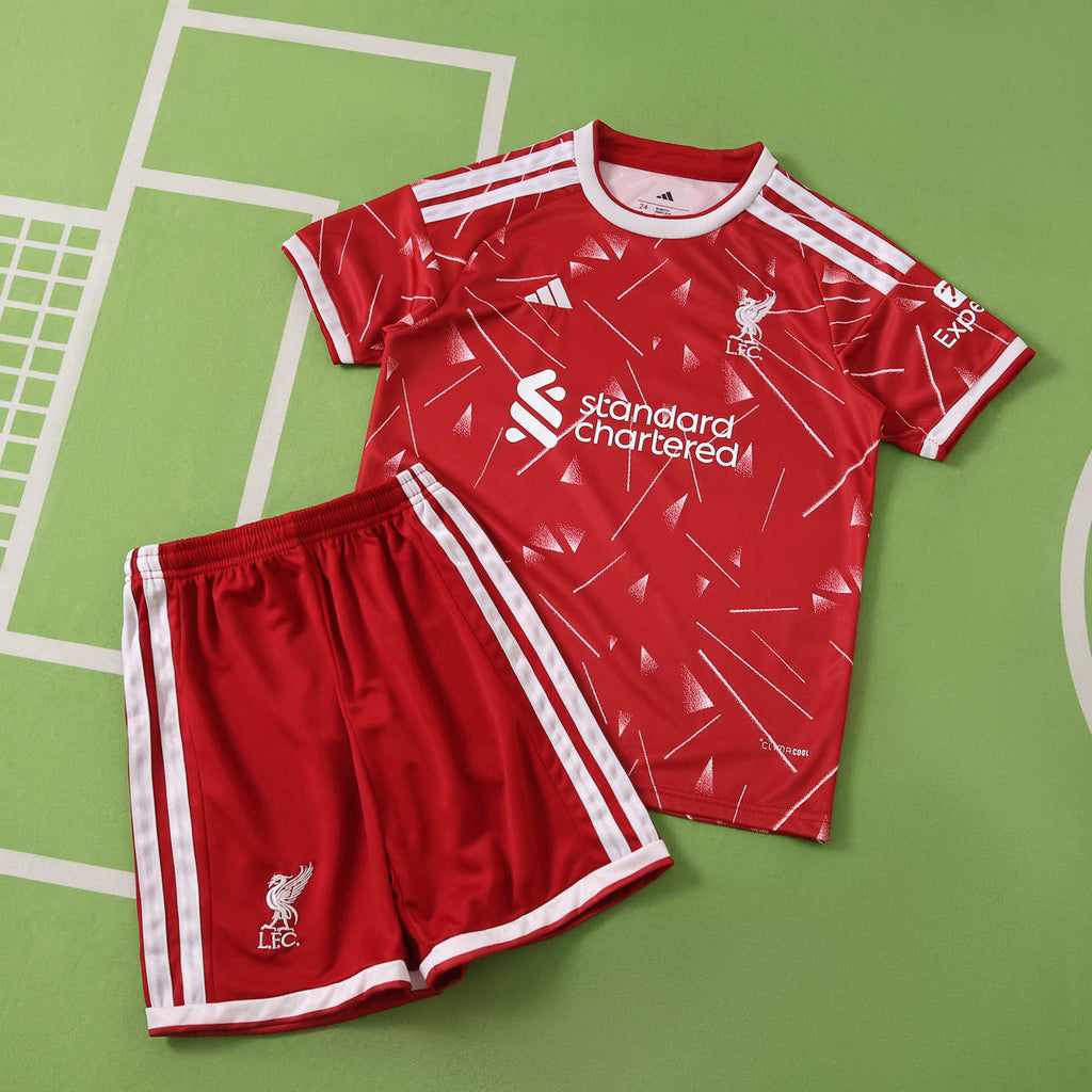 Liverpool 2026-2027 Season Kids Home Red Football Jersey Trikot Maillot