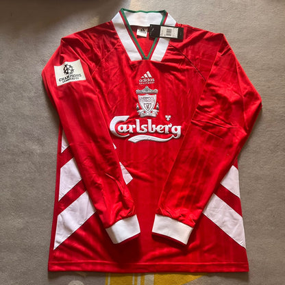 Liverpool Long Sleeve Retro Kit Jersey Trikot Maillot