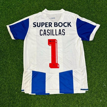 lker Casillas #1 - Camiseta de fútbol retro especial de Porto Trikot Maillot