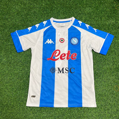 Conjunto de camiseta de fútbol local del Napoli 2020/2021 de Victor Osimhen
