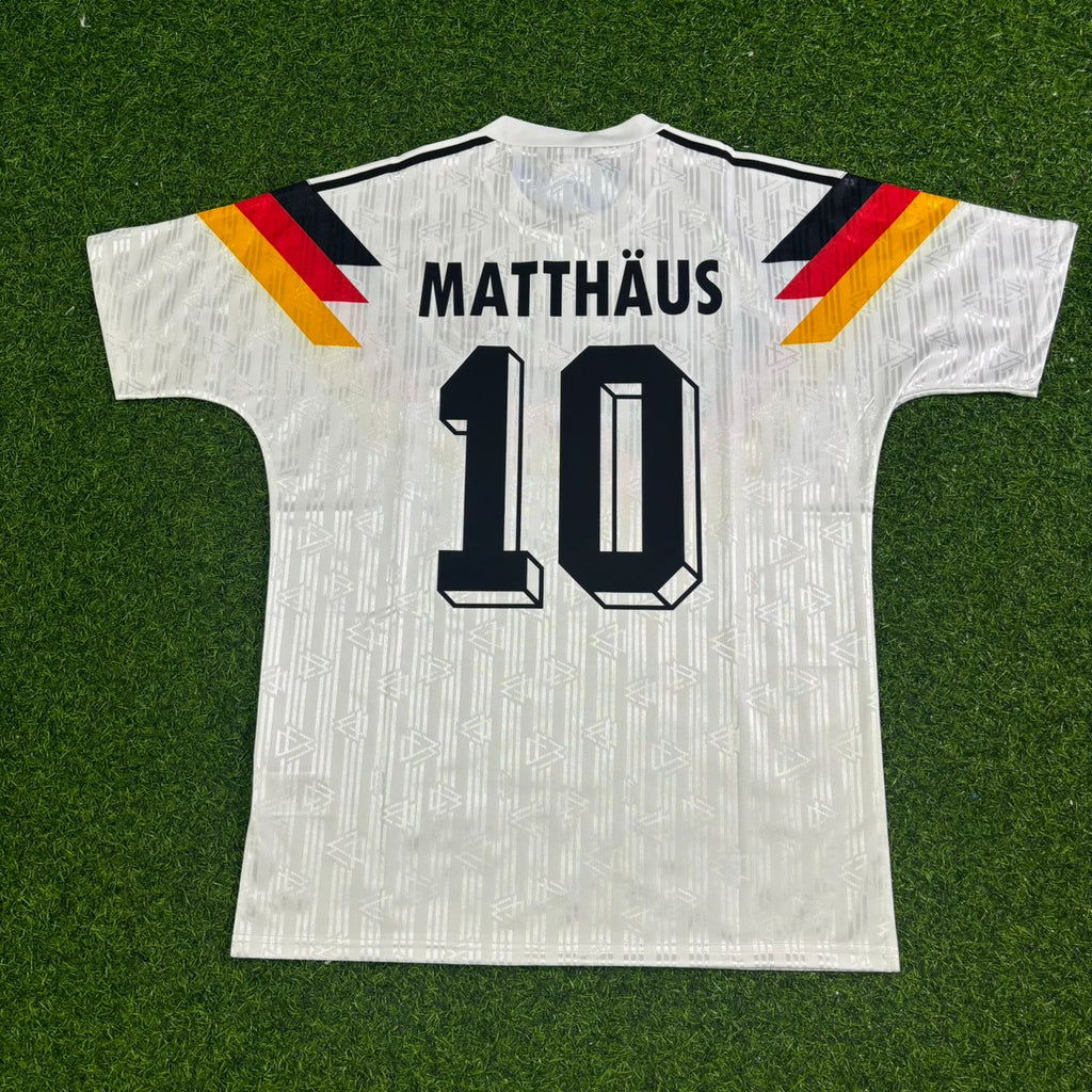 Lothar Matthäus Germany Retro 1990 World Cup Jersey - Deutschland Retro-Trikot WM 1990