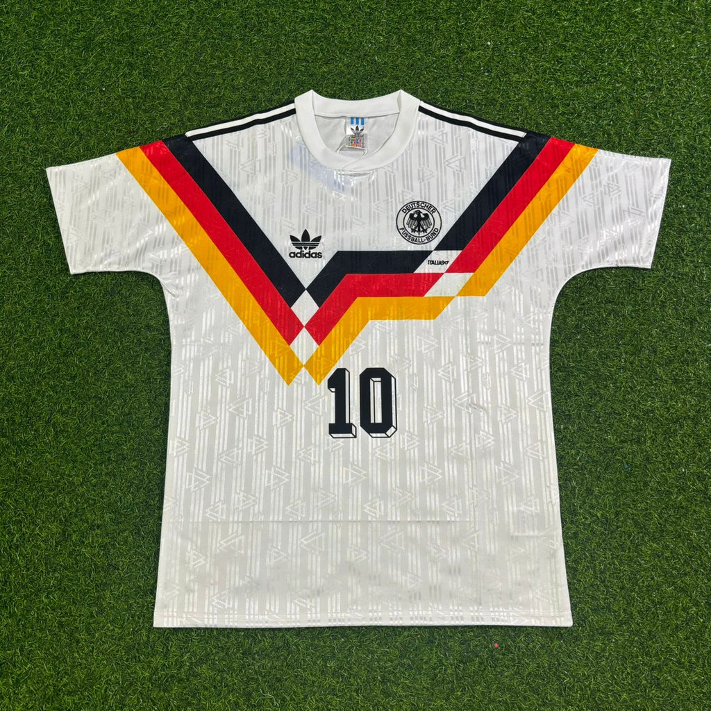 Lothar Matthäus Germany Retro 1990 World Cup Jersey - Deutschland Retro-Trikot WM 1990