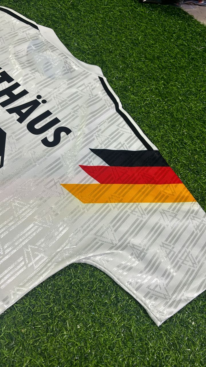 Lothar Matthäus Germany Retro 1990 World Cup Jersey - Deutschland Retro-Trikot WM 1990