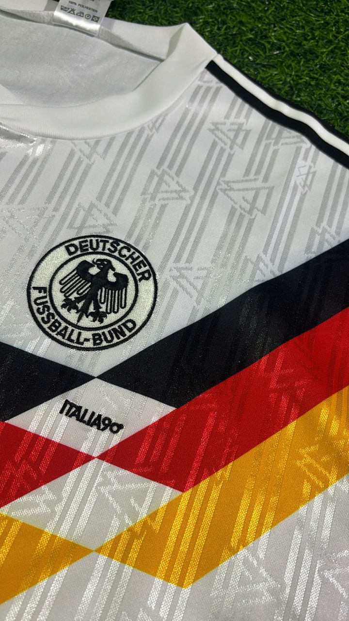 Lothar Matthäus Germany Retro 1990 World Cup Jersey - Deutschland Retro-Trikot WM 1990
