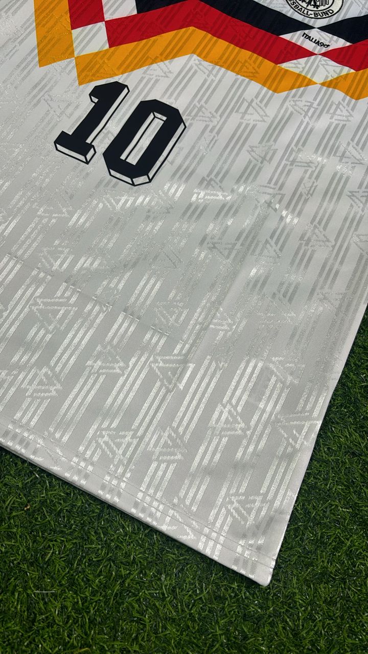 Lothar Matthäus Germany Retro 1990 World Cup Jersey - Deutschland Retro-Trikot WM 1990