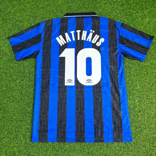Lothar Matthäus Inter Home Retro Football Jersey