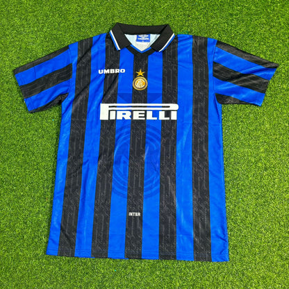 Lothar Matthäus Inter Mailand Retro-Heimtrikot
