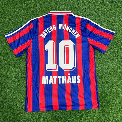 Lothar Matthäus Bayern München 1995–1997 Retro Football Jersey Kit