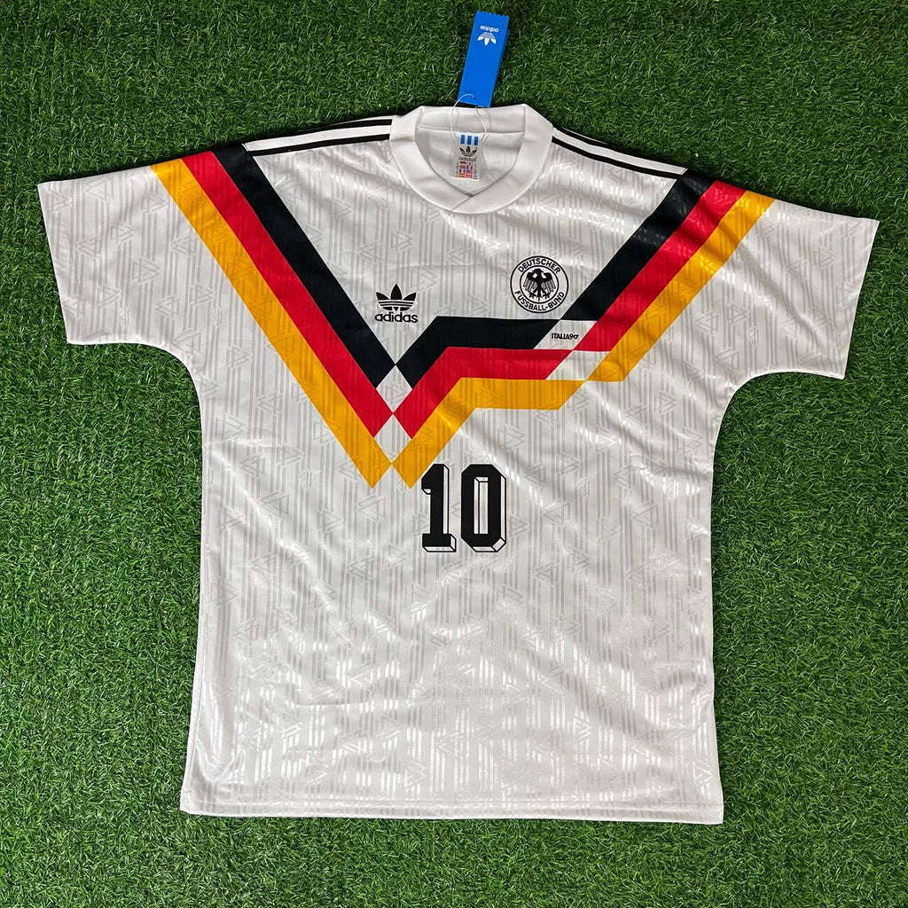 Lothar Matthäus Germany Deutschland Retro Kids Jersey - Deutschland Retro-Kinder Trikot Maglia
