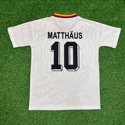Deutsches Nationalmannschaftstrikot 1994 Retro mit Matthäus Rückennummer 10