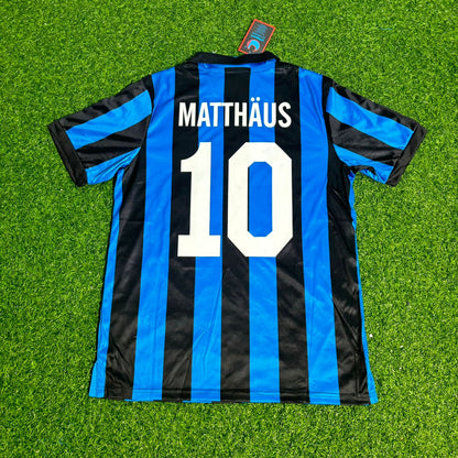 Maillot de football rétro Lothar Matthäus Inter